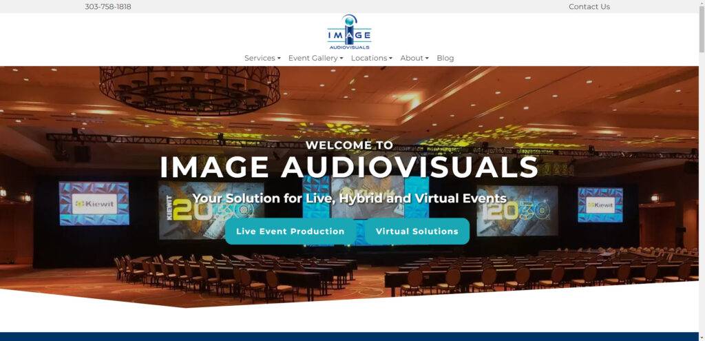 Image Audiovisuals Web Design - Denver, Colorado