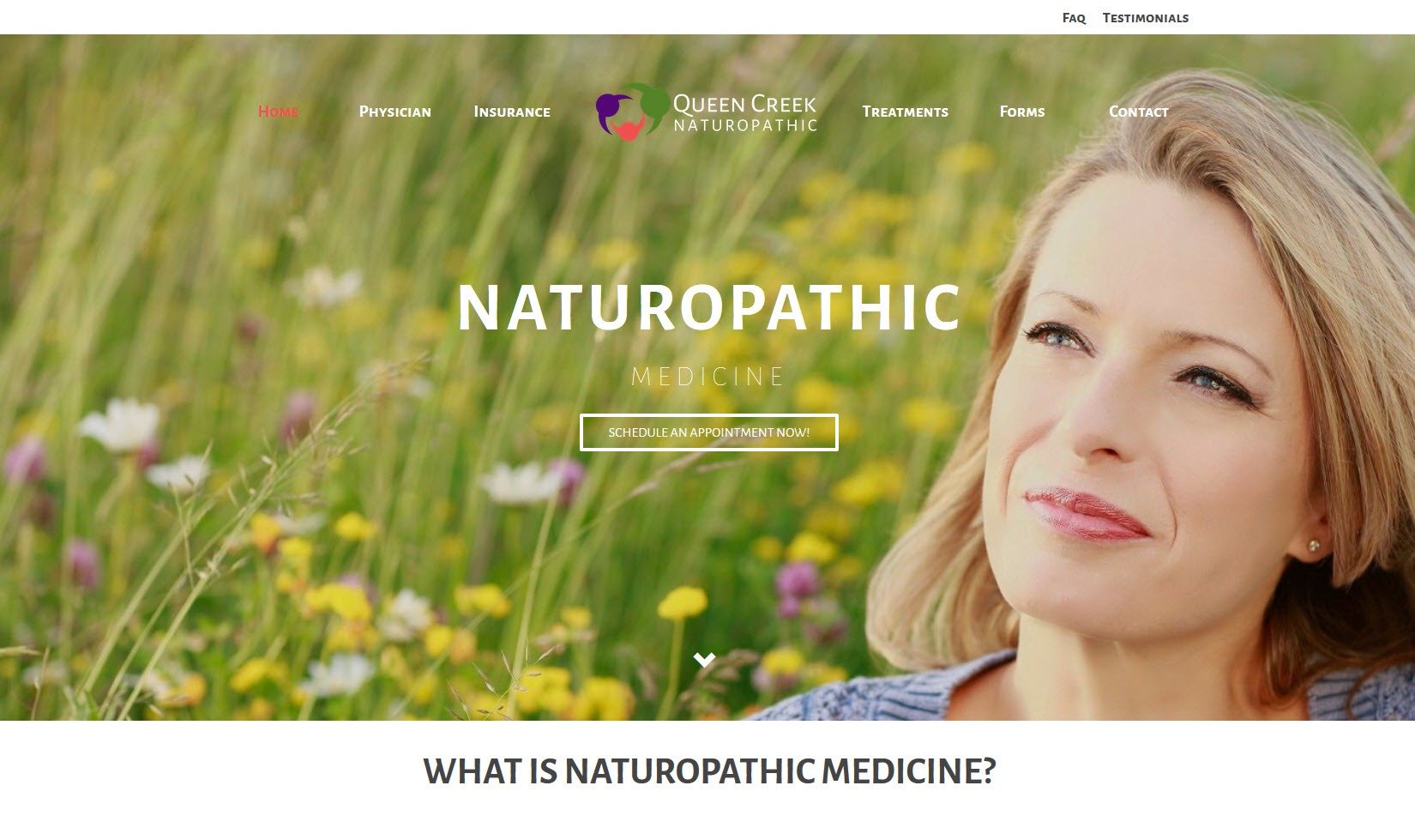 Web Design Queen Creek Naturopathic Queen Creek, AZ WDYW