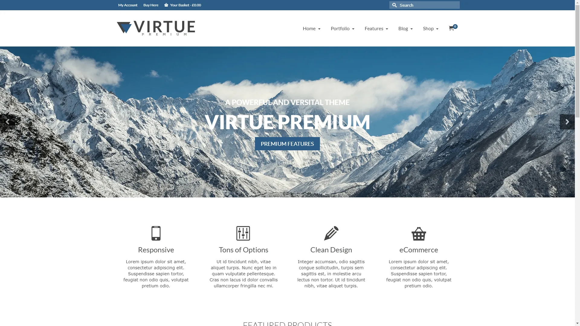 Web Design - Virtue Premium - Boulder CO
