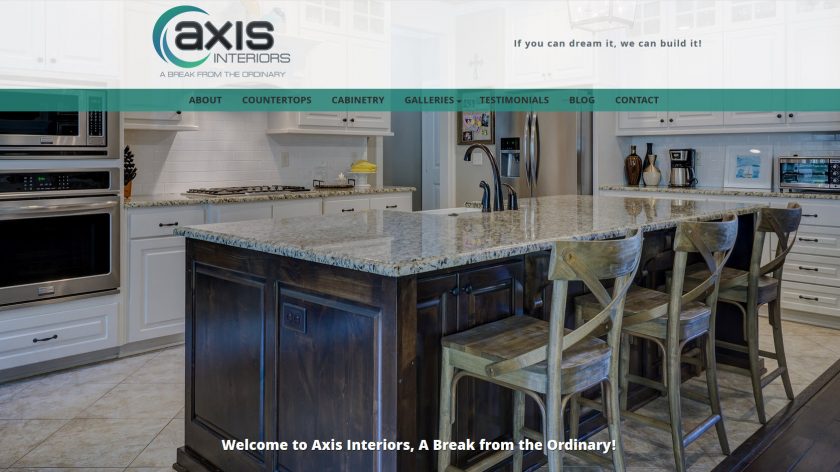 WordPress Web Design for Axis Interiors - Phoenix, Arizona - WDYW
