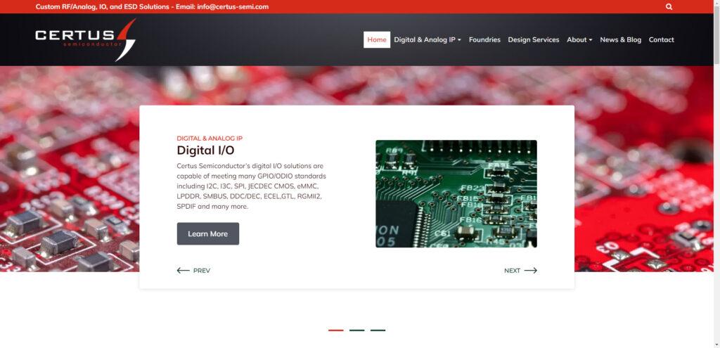 Certus Semiconductor - Mesa, Arizona - Web Design by Web Designs Your Way
