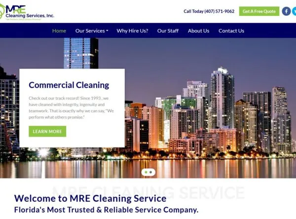 MRE Cleaning Service - Florida's most trusted and reliable cleaning service - Orlando, Florida