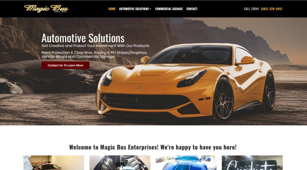 Magic Bus - Automotive Solutions - Paint Protection, Stripes, Graphics and Wraps - Tempe, Arizona