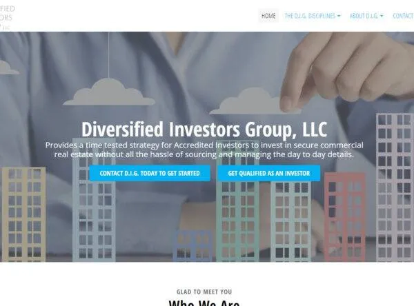 Diversified Investors Group in Scottsdale, Arizona - Financial WordPress Website Design